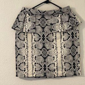 Nanette Lepore peplum skirt